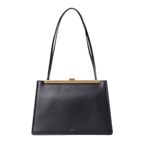 celine clasp calfskin shoulder bag|Celine Calfskin Clasp .